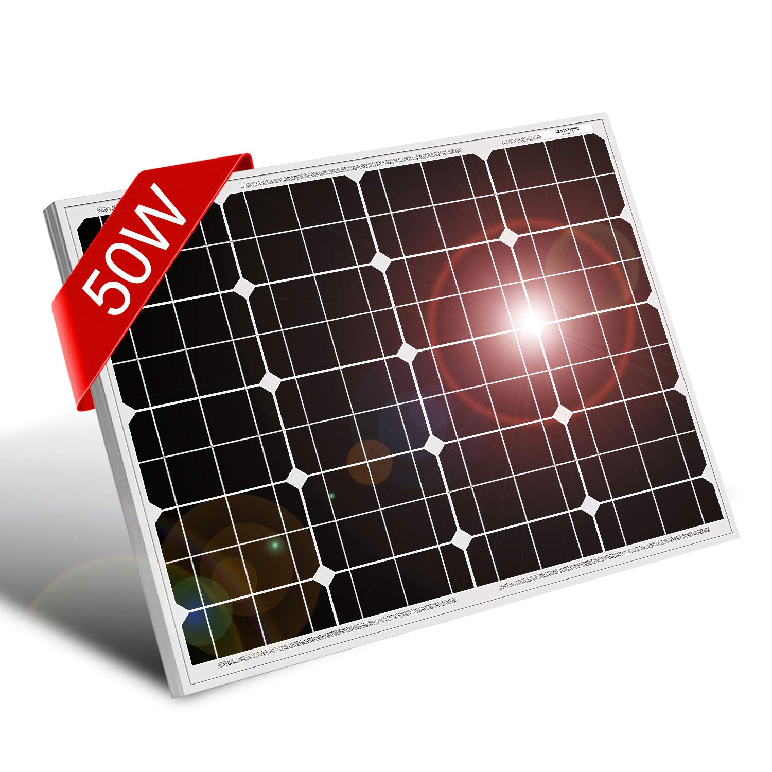 Panelli Solari - vazy24 - Pannello solare 50W 18V Monocristalline Energia  Solare